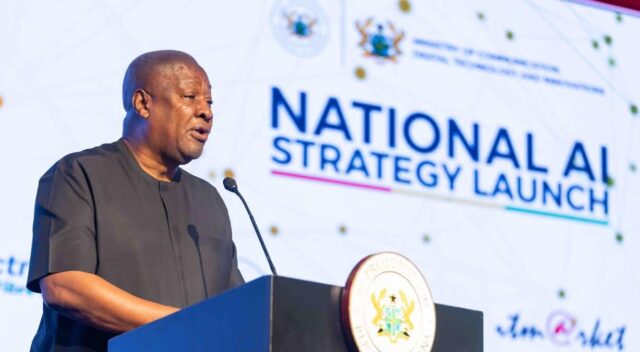 President launches Ghana’s National AI Strategy, announces $250m AI Computing Centre President launches Ghana’s National AI Strategy, announces $250m AI Computing Centre