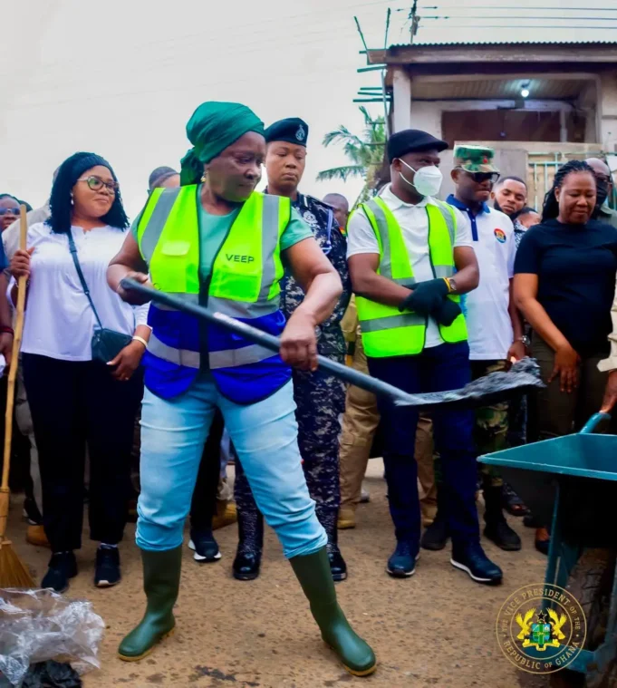 Poor Sanitation Is Worsening Flooding — Vice President Urges Ghanaians to Act Responsibly